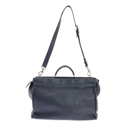 Fendi Peekaboo Selleria Monster Star Bugs Eye Handbag Black