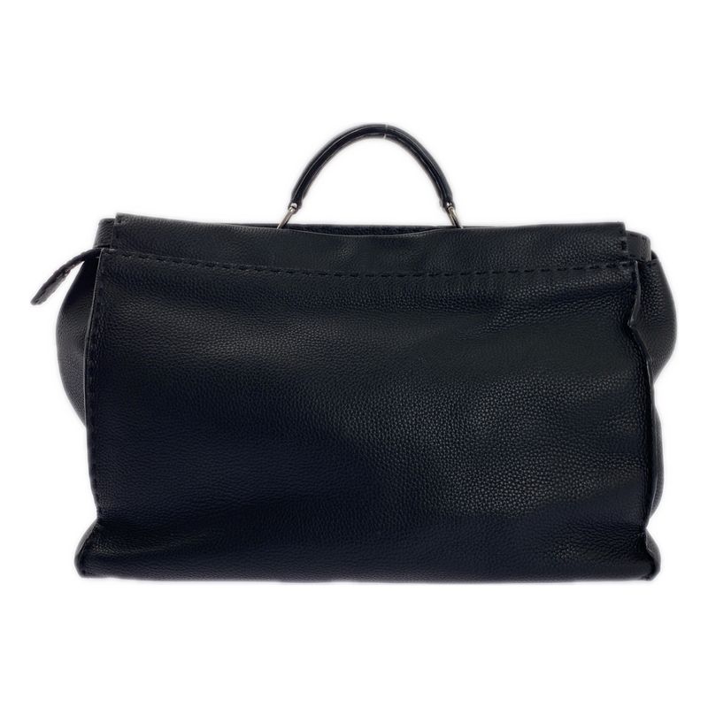 Fendi Peekaboo Selleria Monster Star Bugs Eye Handbag Black