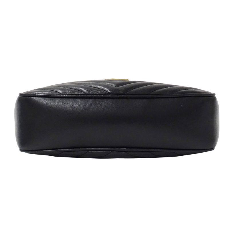 Saint Laurent Shoulder Bag le Leather Black Tassel