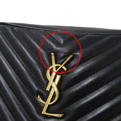 Saint Laurent Shoulder Bag le Leather Black Tassel