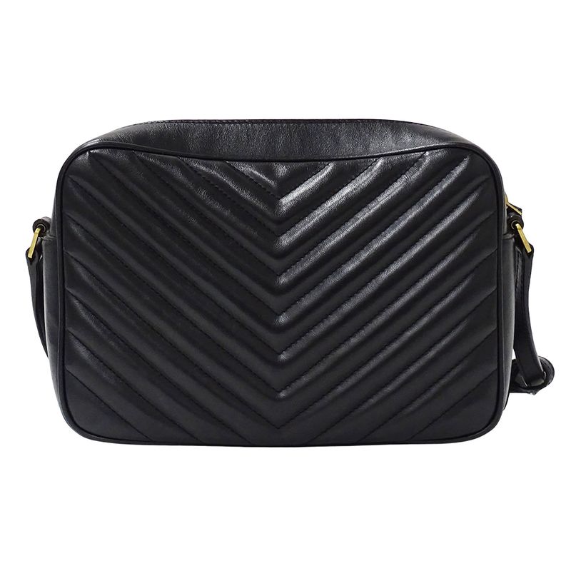 Saint Laurent Shoulder Bag le Leather Black Tassel
