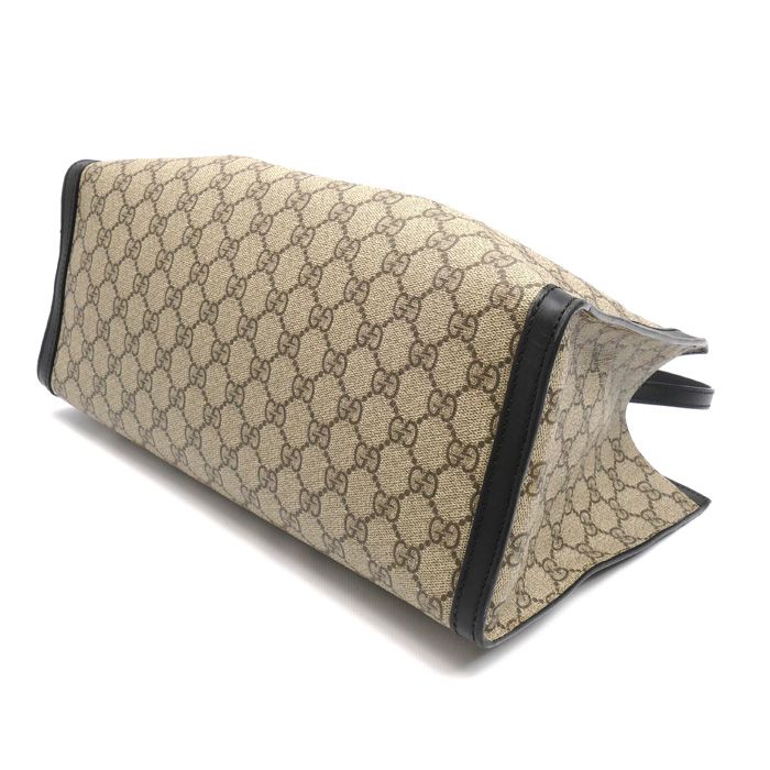 Gucci Padlock GG Shoulder Bag Beige Black
