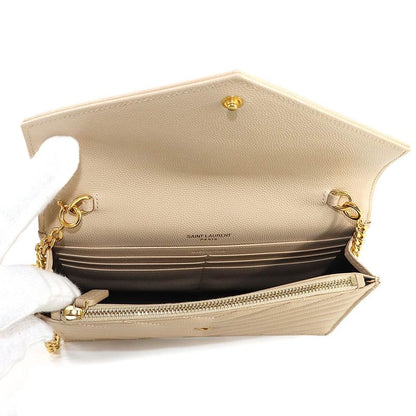Saint Laurent Cassandra Envelope Chain Wallet