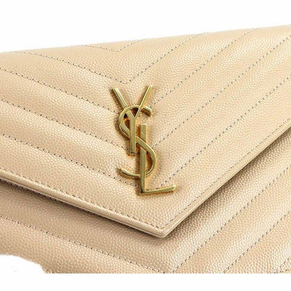 Saint Laurent Cassandra Envelope Chain Wallet