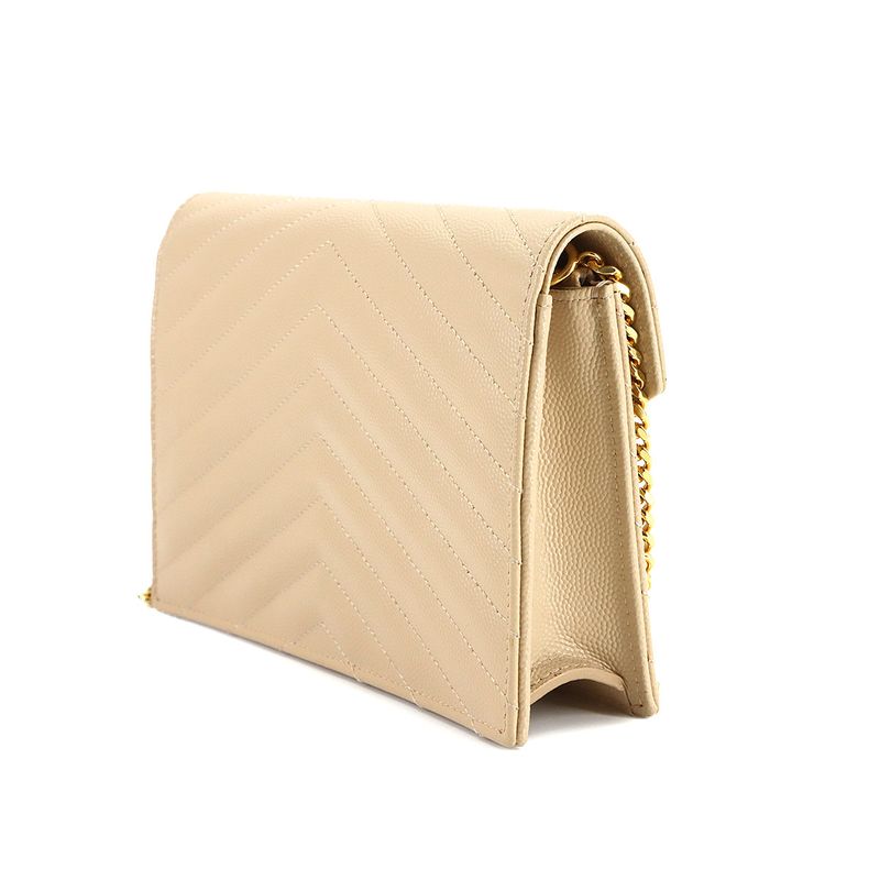 Saint Laurent Cassandra Envelope Chain Wallet