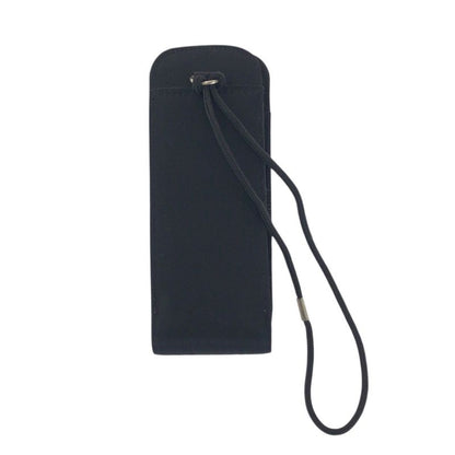 Prada Tessuto Black Silver Nylon Cigarette Case Shoulder Bag