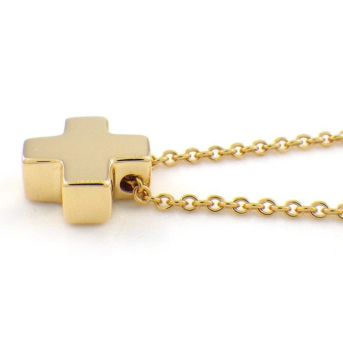 Tiffany & Co Necklace Roman Cross 18K Yellow Gold