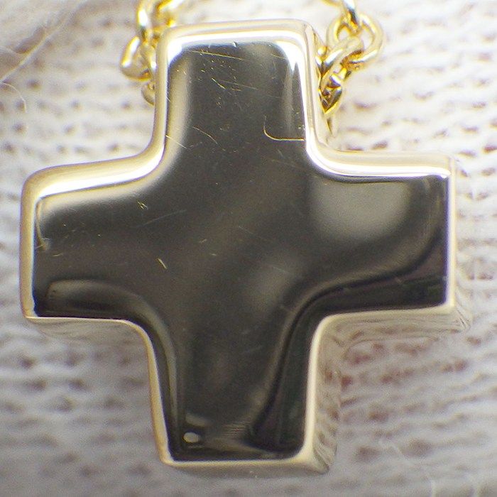 Tiffany & Co Necklace Roman Cross 18K Yellow Gold