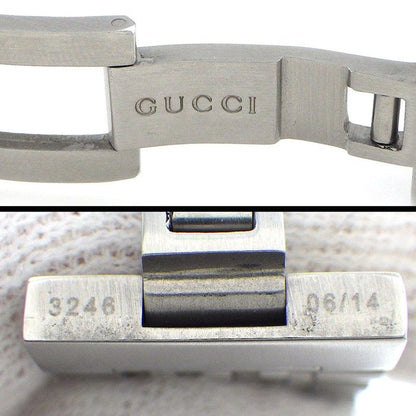 Gucci Watch Timeless Rectangle 138.5 Date Sunray Diamante Pink Dial