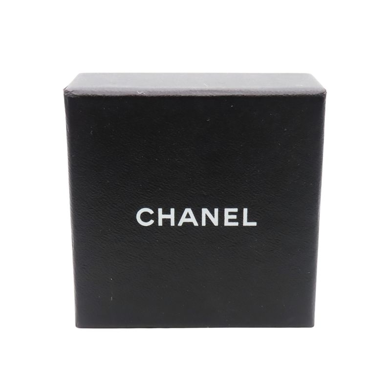 Chanel Earrings CC Logo Metal Gold Plated