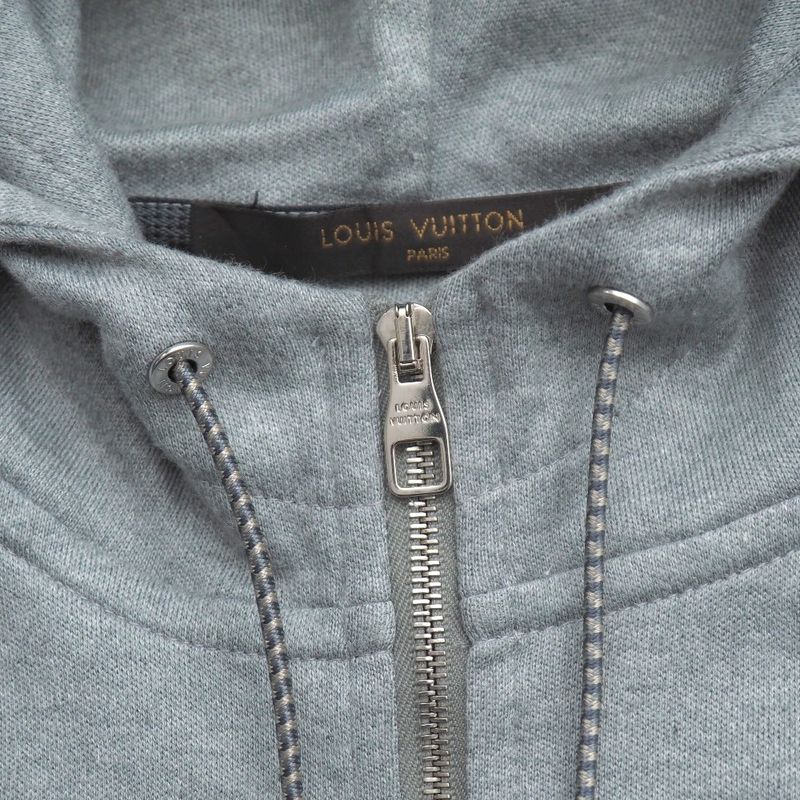 Louis Vuitton Hoodie Xxs Zip Up Hood LV Logo