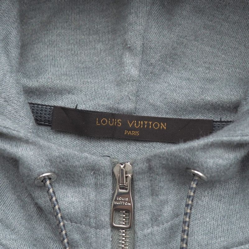 Louis Vuitton Hoodie Xxs Zip Up Hood LV Logo