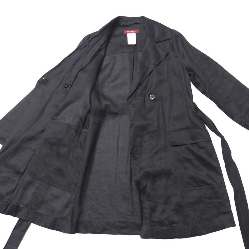 Max Mara Studio Coat 38 Belted Spring