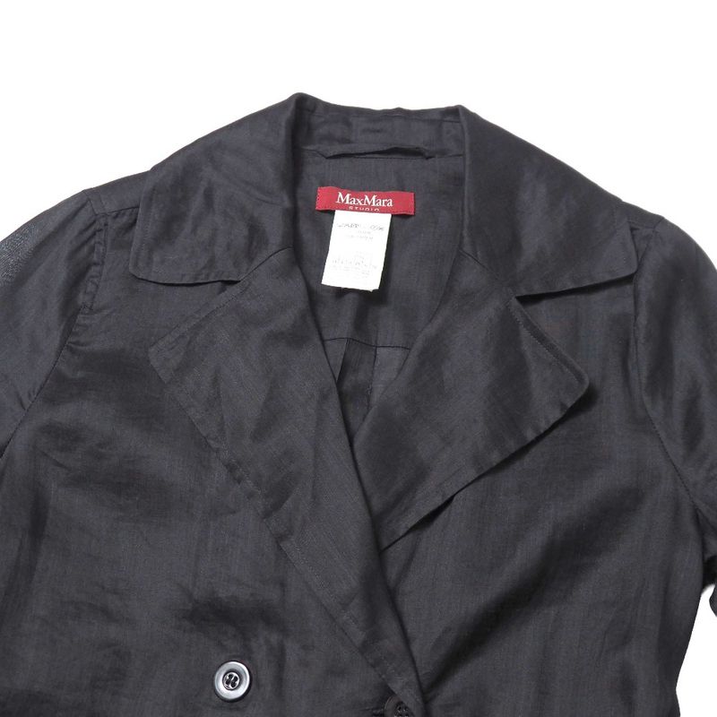Max Mara Studio Coat 38 Belted Spring