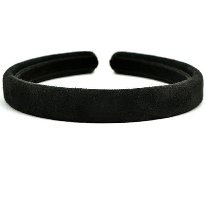 Chanel Headband CC Logo Velour Black BK Hair