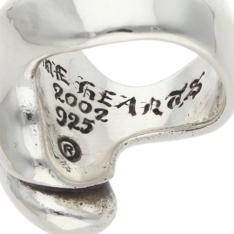 Chrome Hearts Lip Tongue Md and Tan Silver Ring