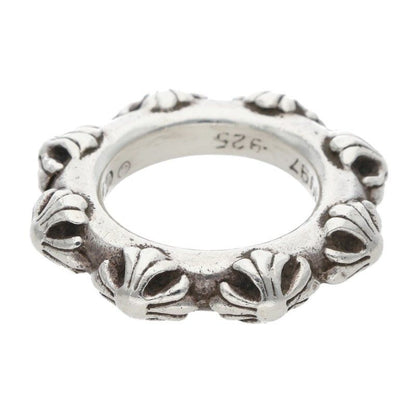 Chrome Hearts Cross Band Silver Ring