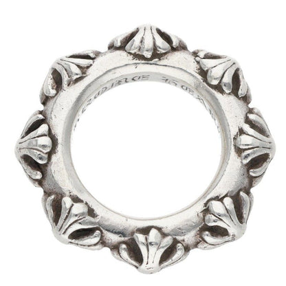 Chrome Hearts Cross Band Silver Ring