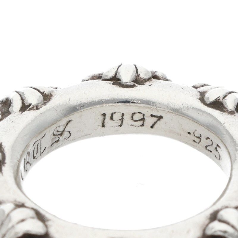 Chrome Hearts Cross Band Silver Ring