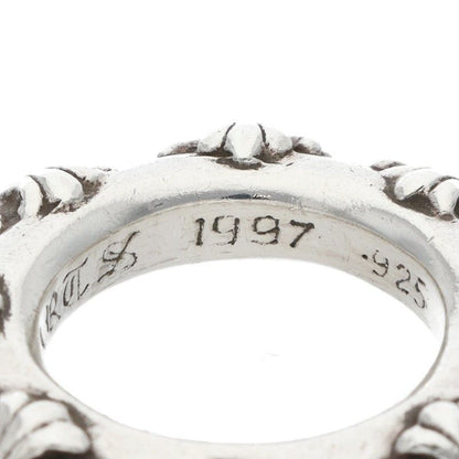 Chrome Hearts Cross Band Silver Ring