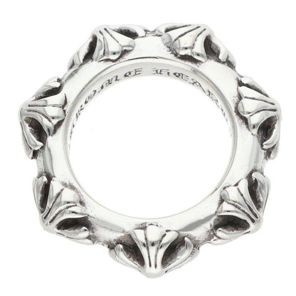Chrome Hearts Cross Band Silver Ring