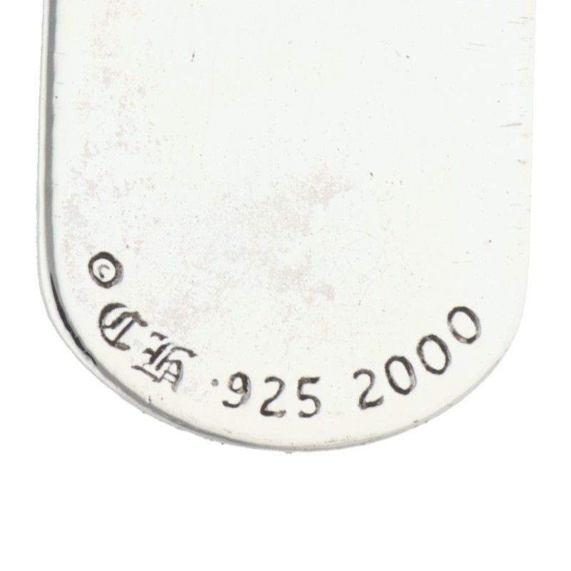 Chrome Hearts Raised Star Dogtag Dog Tag la Limited Silver Necklace