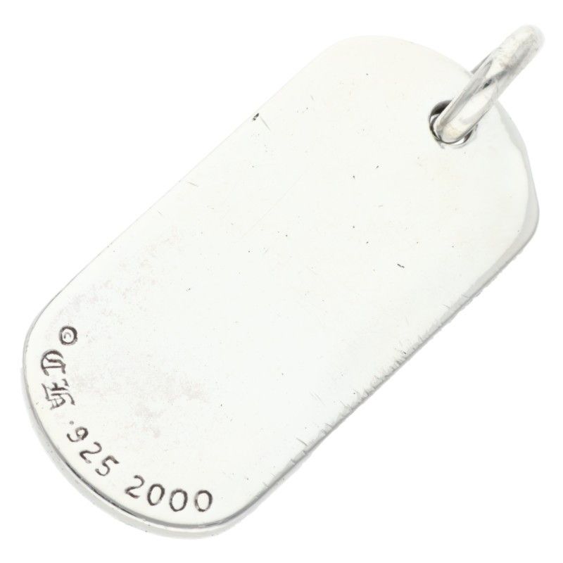 Chrome Hearts Raised Star Dogtag Dog Tag la Limited Silver Necklace
