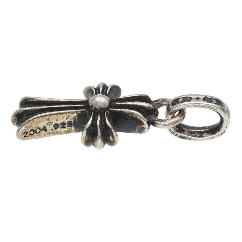 Chrome Hearts Crs Bbyfat Baby Fat Charm Silver Necklace Top