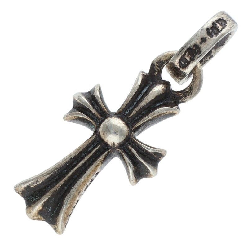 Chrome Hearts Crs Bbyfat Baby Fat Charm Silver Necklace Top