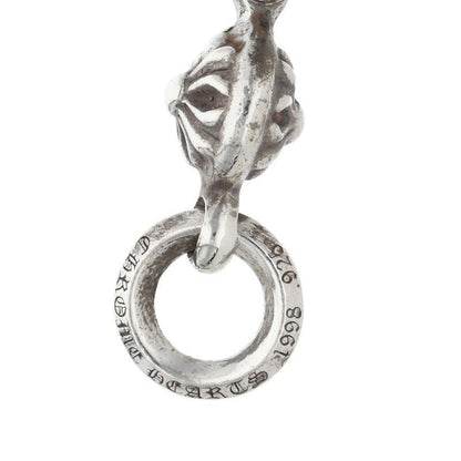 Chrome Hearts Tny CH Crs 1 Ball Tiny Cross Silver Necklace Top