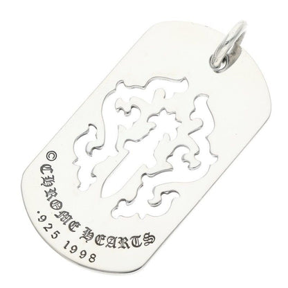 Chrome Hearts D Tag Lrg Dagger Cutout Dog Large Necklace Top