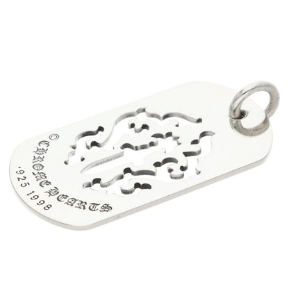 Chrome Hearts D Tag Lrg Dagger Cutout Dog Large Necklace Top