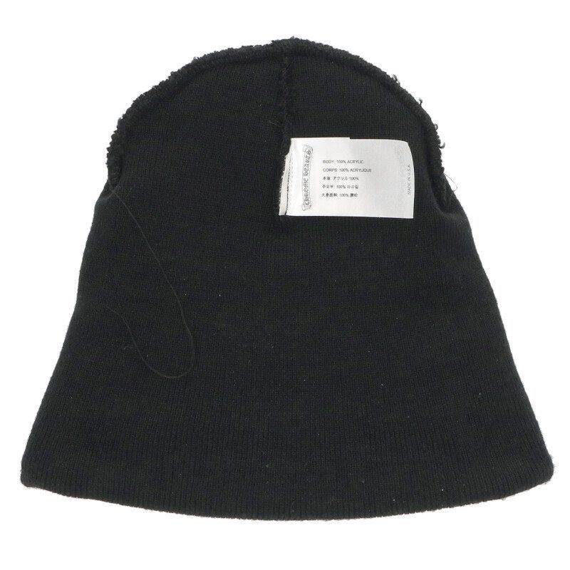 Chrome Hearts Wool Watch Cap Chomper Embroidery Beanie Knit Black Red