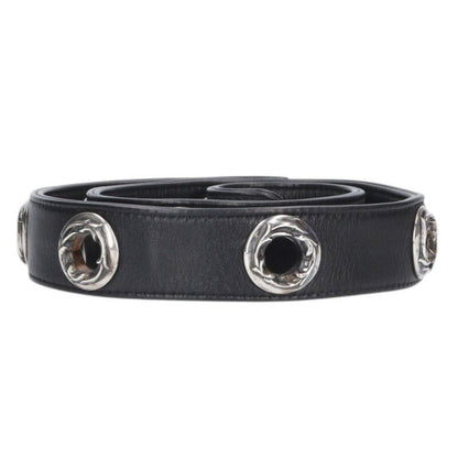 Chrome Hearts Strap LG Grommet Large Leather Black