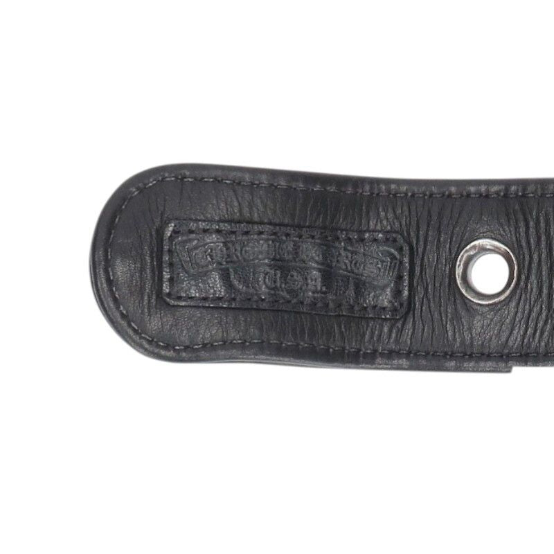 Chrome Hearts Strap LG Grommet Large Leather Black