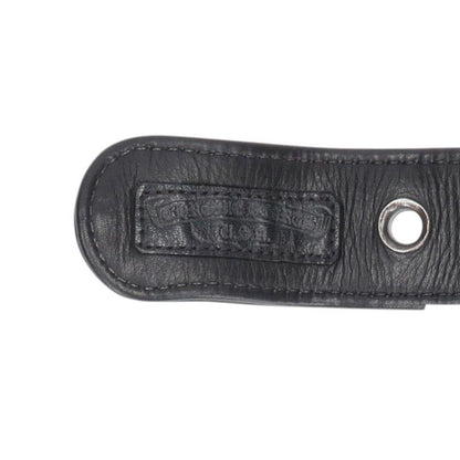 Chrome Hearts Strap LG Grommet Large Leather Black