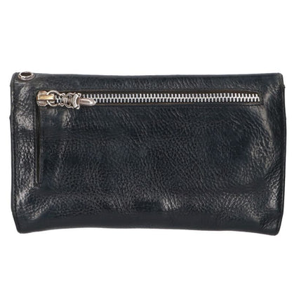 Chrome Hearts Wave BS Fluer Full Button Leather Wallet