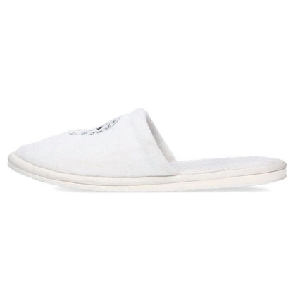 Chrome Hearts Horse Shoe Embroidery Hotel Sandals White Black