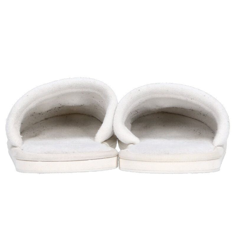 Chrome Hearts Horse Shoe Embroidery Hotel Sandals White Black