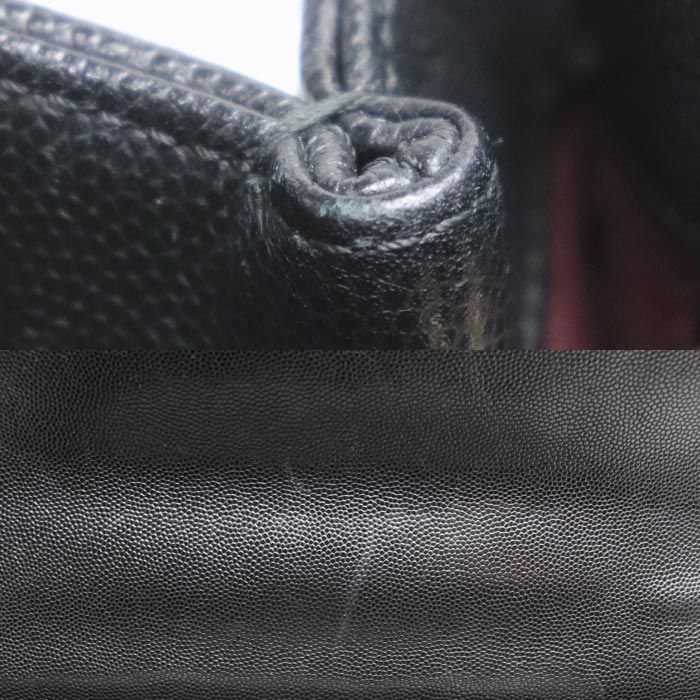 Chanel Coco Handle 29 2-Way Shoulder Bag Black Caviar Leather