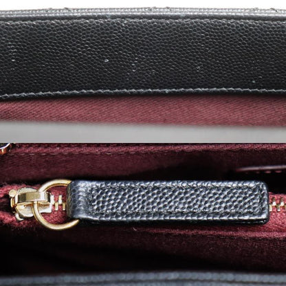 Chanel Coco Handle 29 2-Way Shoulder Bag Black Caviar Leather