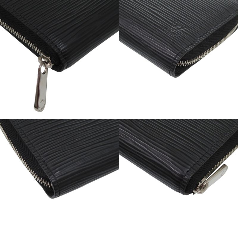 Louis Vuitton Zippy Coin Purse Epi Leather Black Case