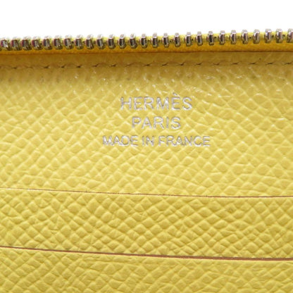 Hermes Azap Mini Veau Epsom Yellow Coin Case