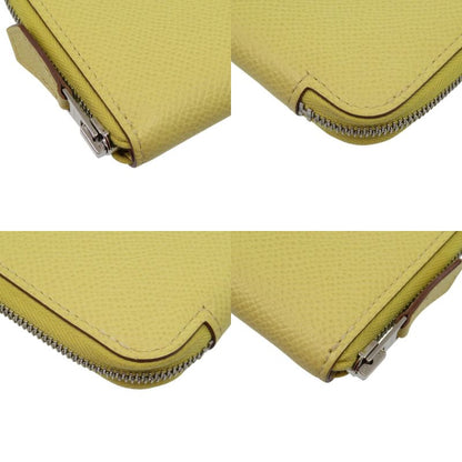 Hermes Azap Mini Veau Epsom Yellow Coin Case