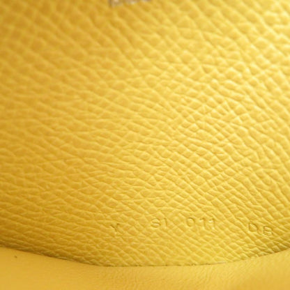 Hermes Azap Mini Veau Epsom Yellow Coin Case