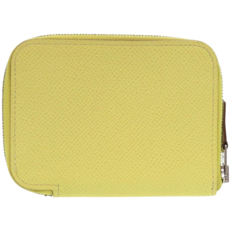Hermes Azap Mini Veau Epsom Yellow Coin Case