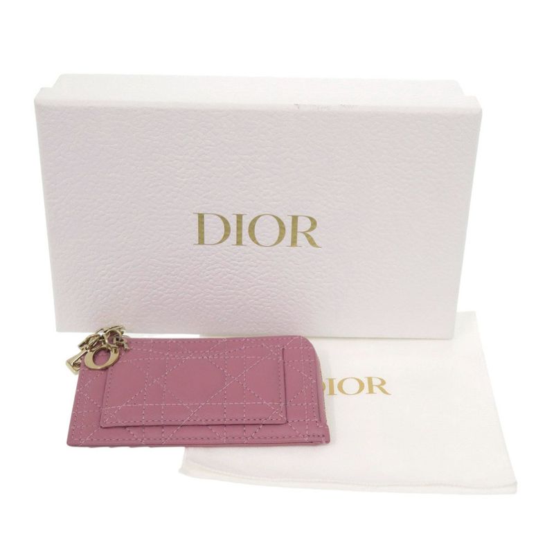 Dior Cosmos Lambskin Pink Card Case Handbag