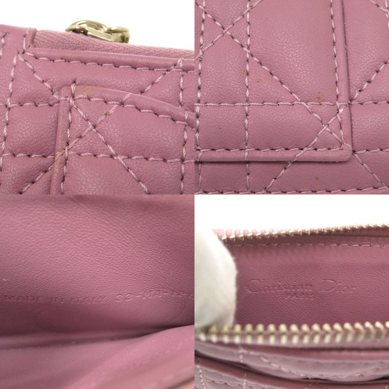 Dior Cosmos Lambskin Pink Card Case Handbag