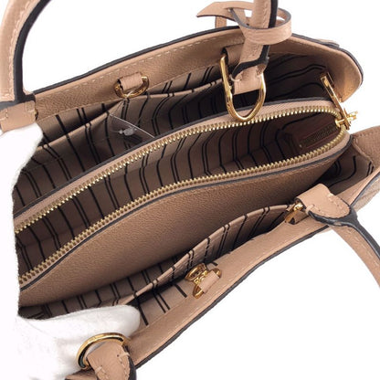 Louis Vuitton Monogram Empreinte Montaigne BB 2-Way Shoulder Bag Beige