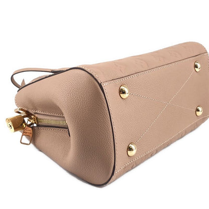 Louis Vuitton Monogram Empreinte Montaigne BB 2-Way Shoulder Bag Beige